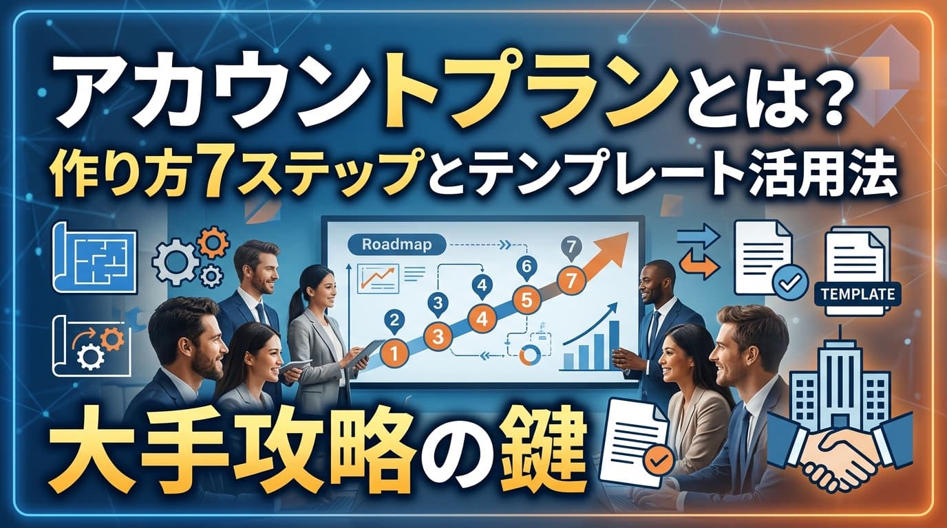 アカウントプランとは?作り方7ステップとテンプレート活用法|大手攻略の鍵
