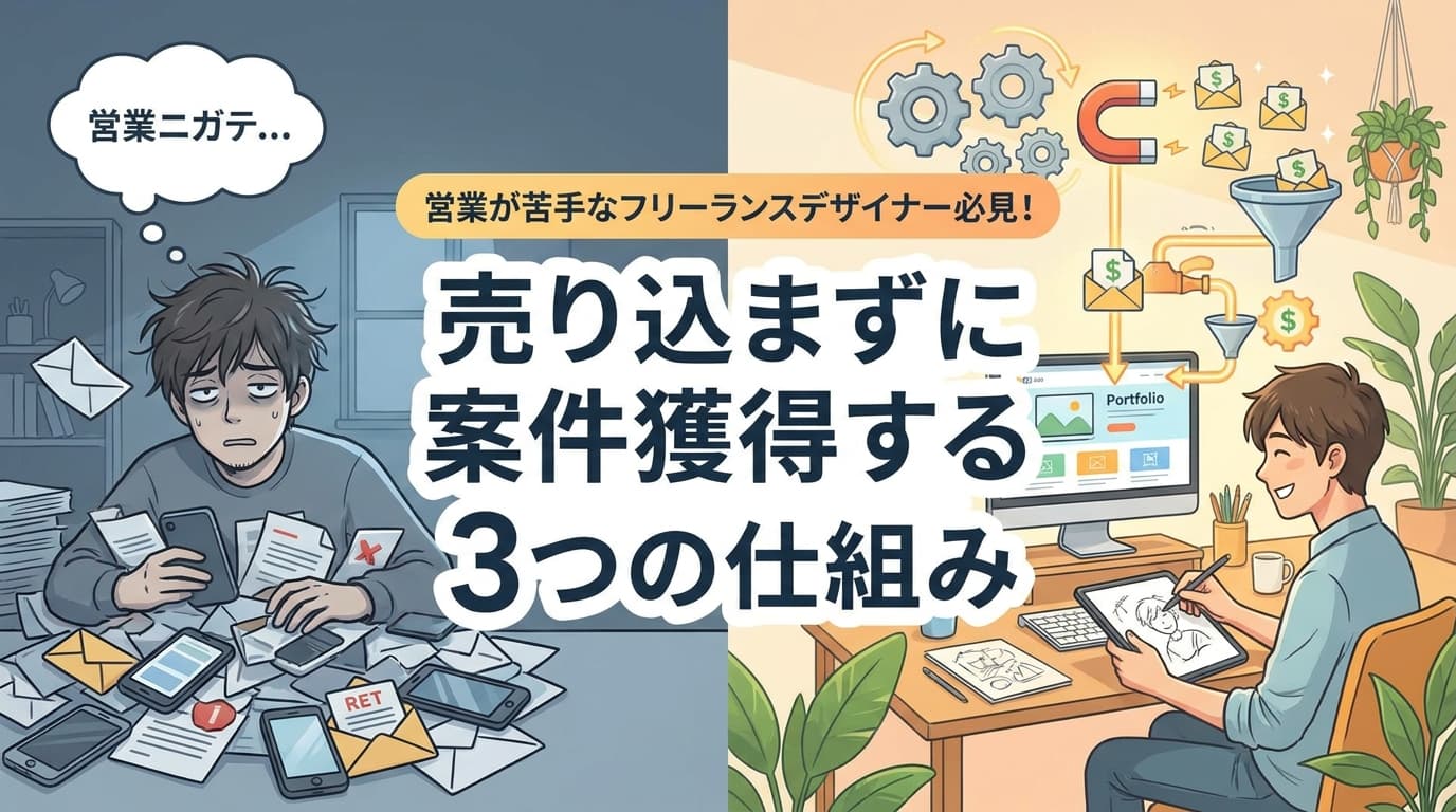 デザイン会社のBtoB営業必見!売り込まずに高単価の案件獲得を実現する3つの仕組み