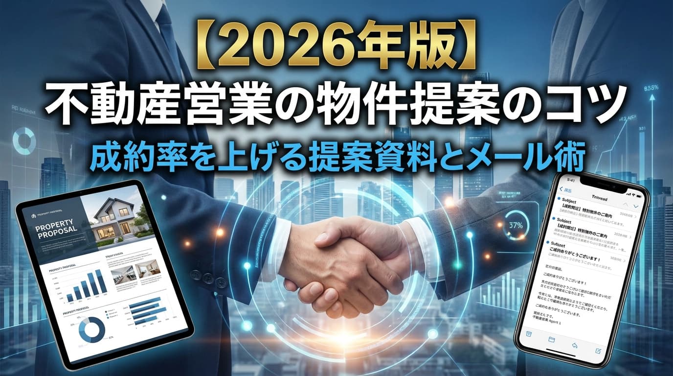 不動産 提案書テンプレート|成約率が上がる6ステップ構成と例文