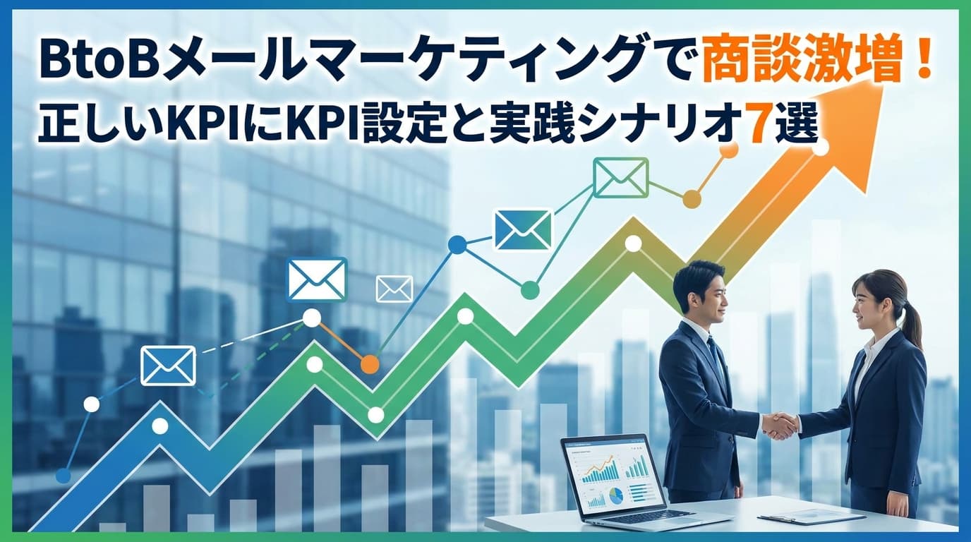BtoBメールマーケティングで商談激増!正しいKPI設定と実践シナリオ7選
