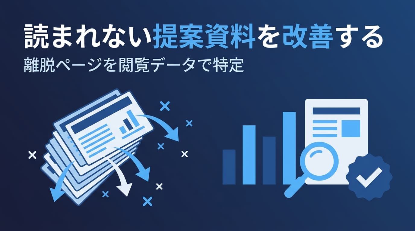 送った営業資料がどこまで読まれたか把握する方法|商談準備と追客に活かす