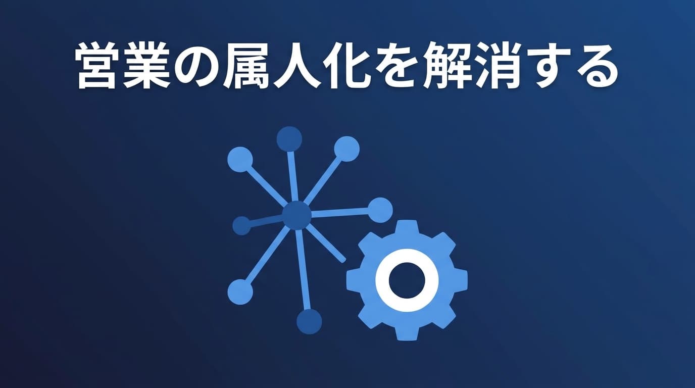 営業の属人化を解消する方法|トップ営業の追客を仕組みに変える