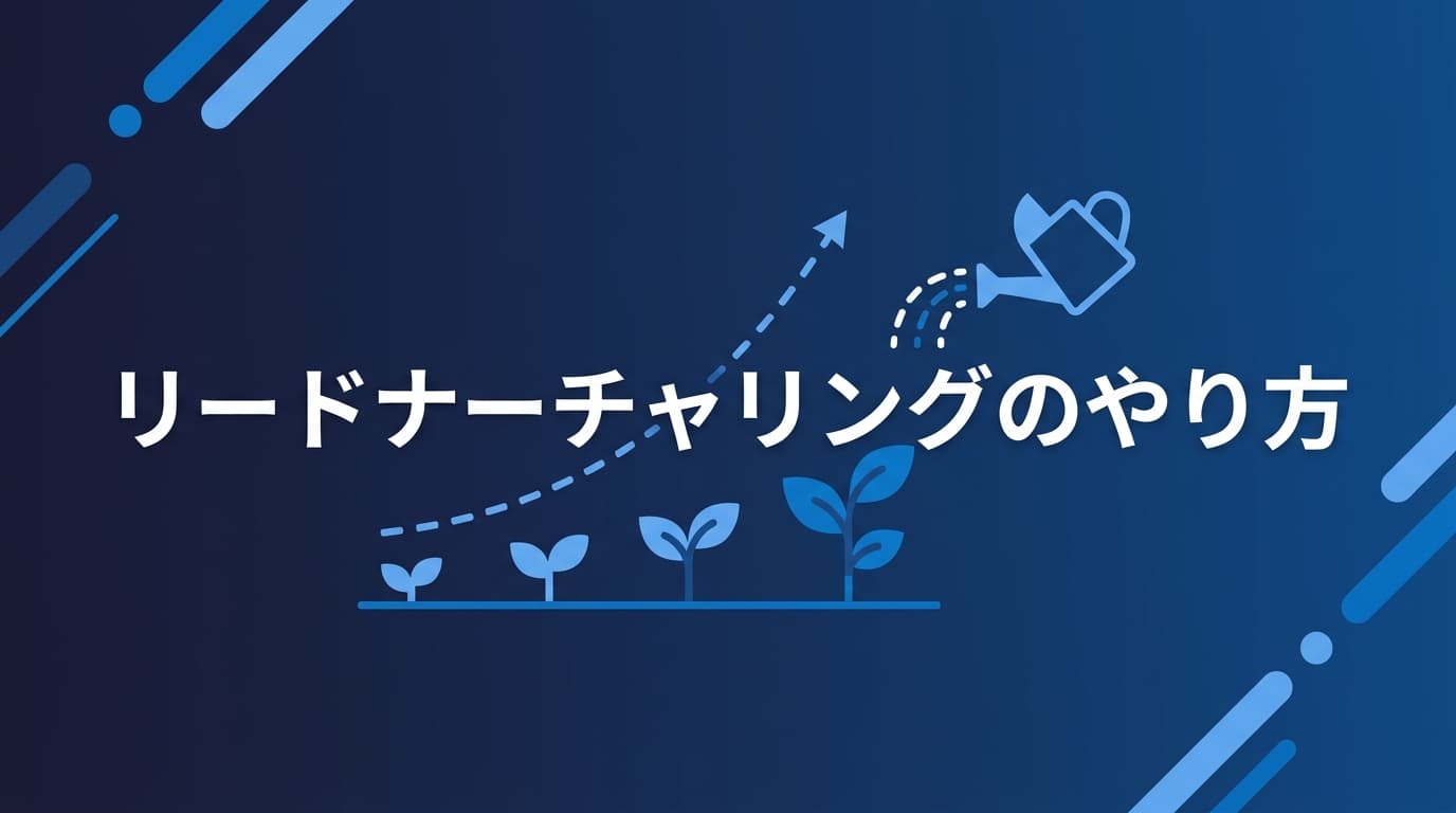 リードナーチャリングのやり方|検討段階の見込み客を閲覧データで育てる